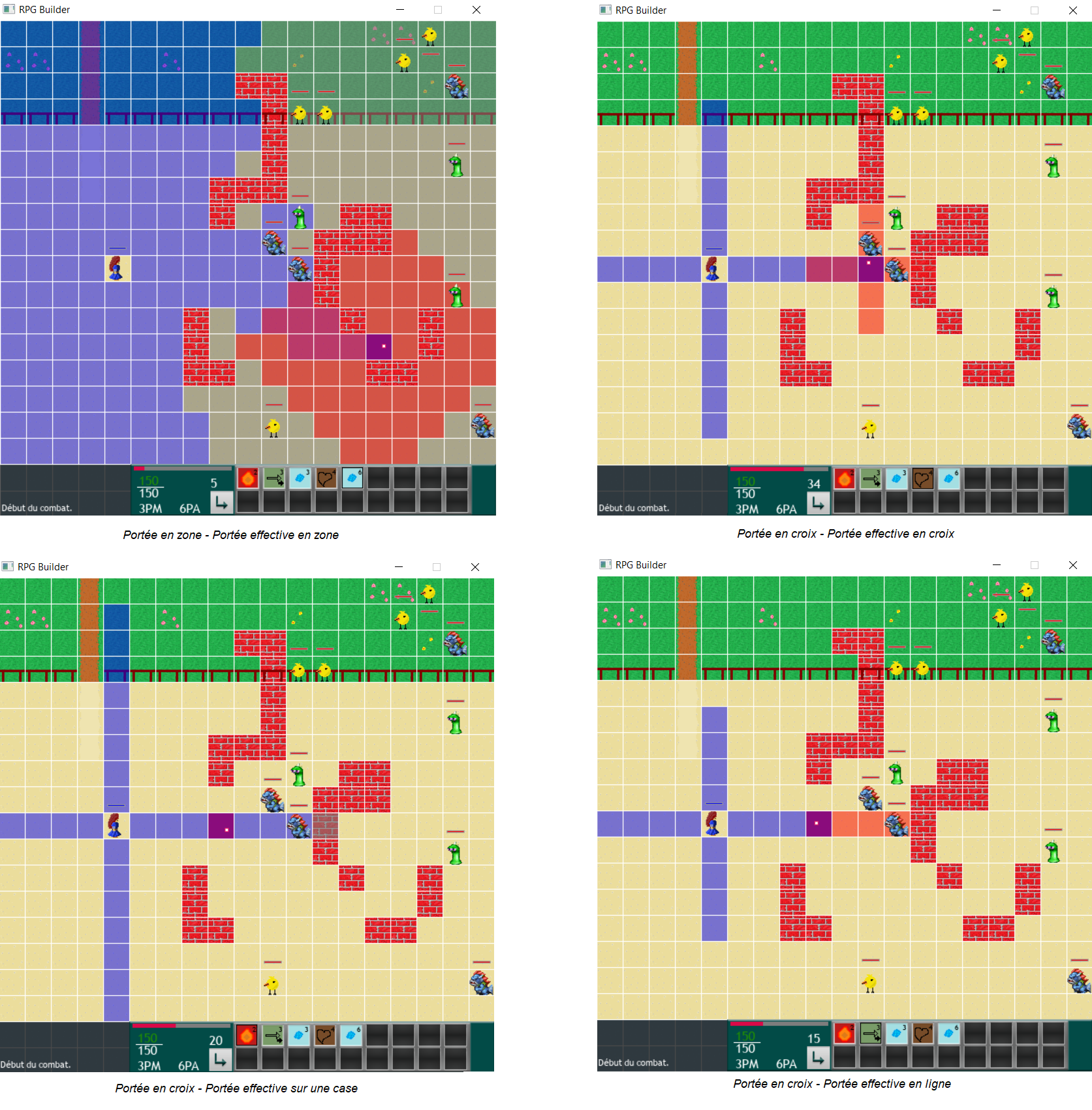 Les différents types de portée