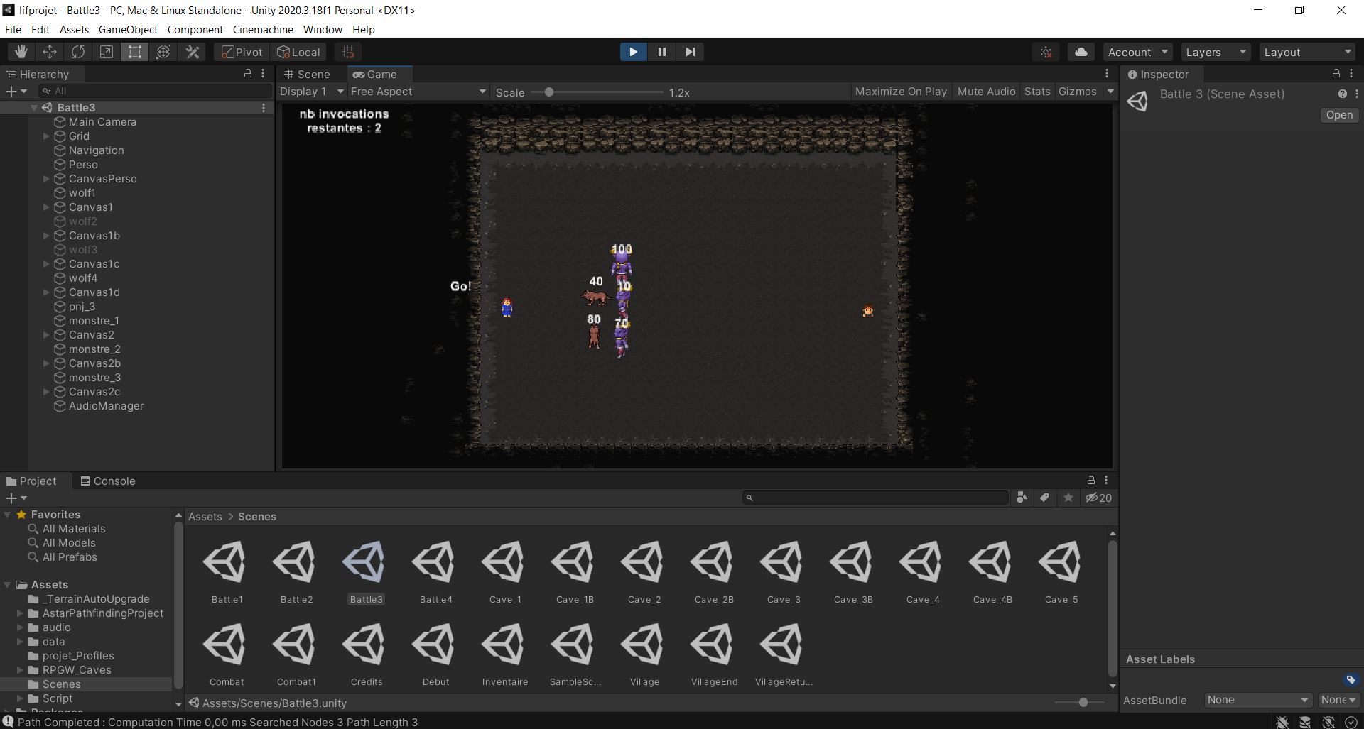 Combat wolf game